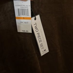 Cable Textured Velour Set